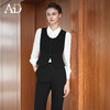 AD黑色西装马甲女2025新款高级感气质名媛高端小个子无袖背心上衣 商品缩略图0