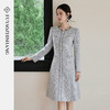 FUYAO扶摇 粗花呢小香风连衣裙女2025新款圆领长袖裙子通勤高级感 商品缩略图0
