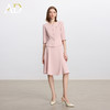 AD高级感醋酸西装两件套2025新款粉色职业装气质女神范伞裙套装 商品缩略图3