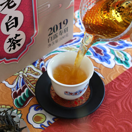 压箱底 箱传老白茶 2019年白露寿眉 福鼎老白茶 500克/盒 商品图2
