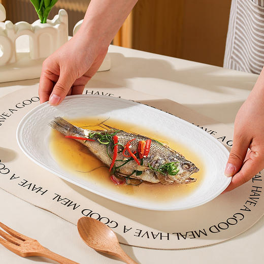 Trees&wind雕中古法盘釉下彩系列|餐桌C位就属它！可进微波/消毒柜/洗碗机 商品图5