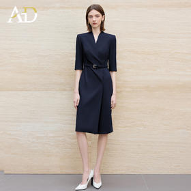 AD高端精致职业装连衣裙女正式场合轻奢高级感夏季珠宝店工作服