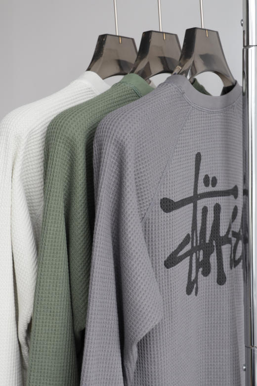 STU经典华夫格长袖T恤 CX227 商品图5