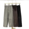 KA753/KA783GRACETINAHOO秋新法式简约大气慵懒九分气球时髦感阔腿休闲皮裤 商品缩略图4