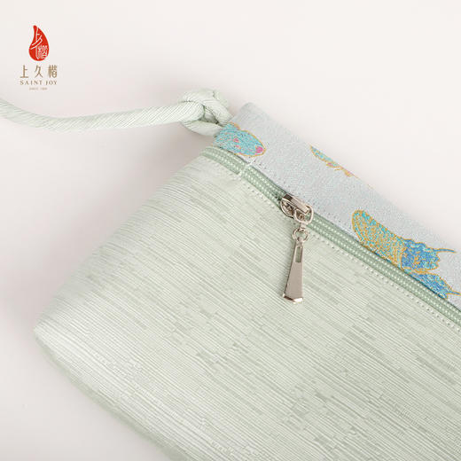SAINTJOY/上久楷宋锦斜背包 晴春蝶戏图 彩白金 XB3B095208002 商品图3