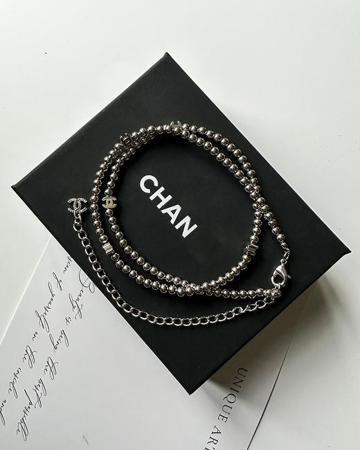 现货 THS-无 无补 香家 圆润精致小圆珠5C项链 CU1327 商品图0