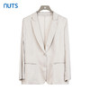 NUTS商场同款春秋纯色时尚通勤气质宽松OL西装外套女331042181 商品缩略图0