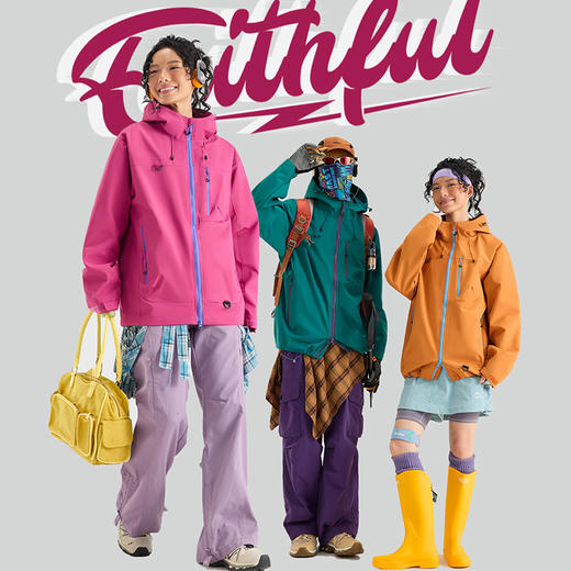 【三防黑科技】户外山野撞色三合一冲锋衣 防风御寒 保暖舒适 挺阔有型 防刮耐磨 商品图0