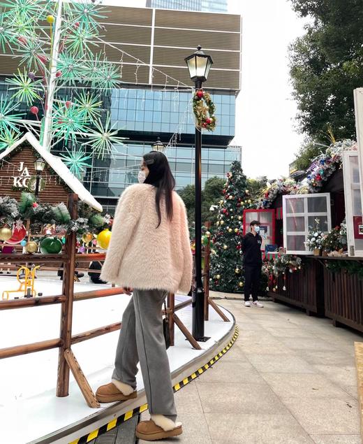 UGG 油叽叽两穿包头毛拖5CM底款 毛毛拖鞋（XR） 商品图10