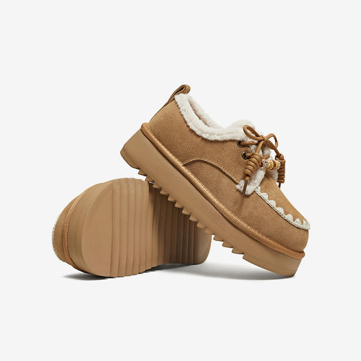 【云粉节】  BF楼百思图2025冬季新款毛毛鞋棉鞋时尚休闲女鞋)N8076DM5  吊牌价799 现价400 商品图5