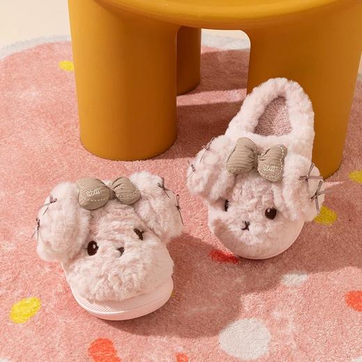 【34-37码】儿童棉拖鞋新款秋冬季卡通狗狗可爱亲子加绒毛绒居家防滑棉拖【WG25503】 商品图2