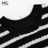 女装圆领粗针条纹韩系毛衣背心-27B5241012 商品缩略图1