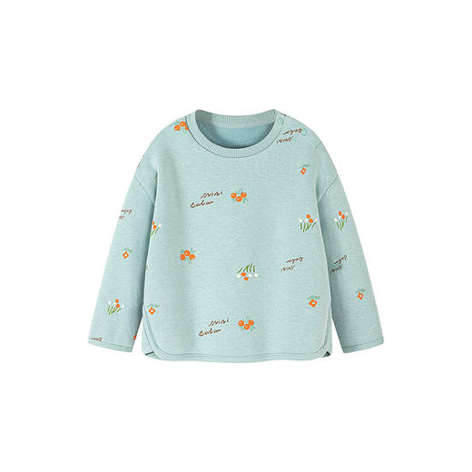 【艺术家联名】迷你巴拉女童宝宝卫衣2025冬新品内里加绒可爱上衣 商品图4