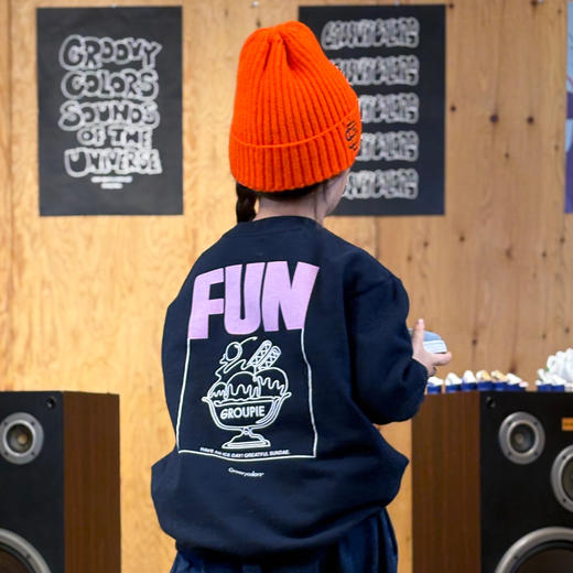 日本GC童装 Groovycolors SUNDAE 茧型轮廓卫衣 商品图2