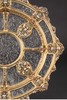 【已售】独角鹿西洋古董 1870年代奥地利出品新文艺复兴风格天然水晶蚀刻嵌珐琅及银镀金装饰赏盘 商品缩略图3