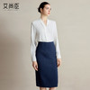 艾尚臣白色衬衫套装裙女职业正装商务西服半身包臀两件套工作服秋 商品缩略图4