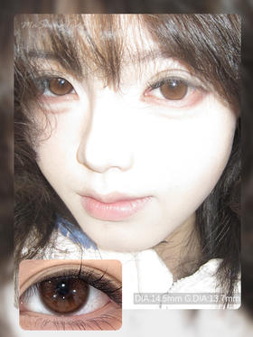 FULLYGIFT日心橘棕（佩戴直径：14.2-14.5mm）