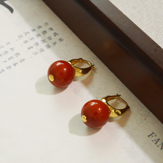 南红手串项链耳饰爆款合集 新年新春喜庆国色南红玛瑙饰品 商品图6