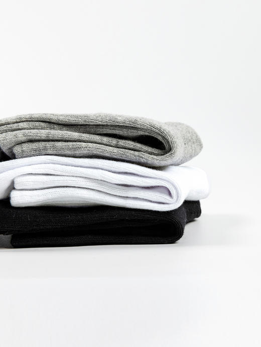 【品牌棉袜】HX 中筒袜7双装/S409450007101（新旧款式及颜色随机发货 不可指定） 商品图4