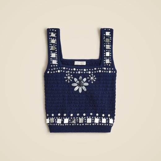 好折回归！Jcrew 重工钩织小背心 只要￥299直邮到手 原价￥1500 商品图6