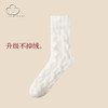 DWF9807珊瑚绒袜子女中筒袜 秋冬季加厚加绒保暖地板袜 5双装长筒家居睡眠袜RJ063 商品缩略图11