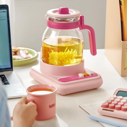 养身神器👉【蓝宝玻璃养生壶HP06】打工人的“续命神器”驾到✅一壶两用，底座秒变万能保温杯垫！ ✅9大养生模式➕预约➕自动保温➕12段精细调温 商品图3