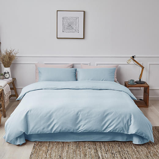 【文怡之选】绘睡 亚麻&麻棉四件套 床单款&床笠款 透软舒适 亲肤透气 四季可用 多尺寸可选 商品图1