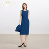 AD高级感蓝色职业连衣裙女士简约通勤西装内搭裙子2025新款背心裙 商品缩略图1