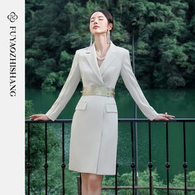 FUYAO扶摇 新中式醋酸连衣裙女2025新款秋季国风高级感女神范裙子