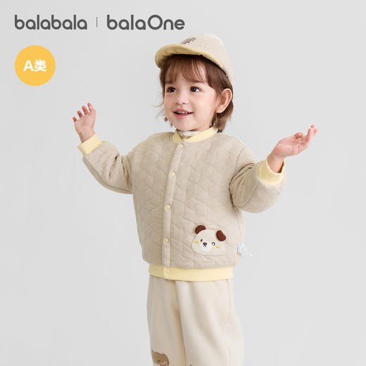 巴拉巴拉balaOne儿童棉服婴儿外套新款2025秋冬保暖舒适可爱柔软 商品图1