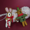 北京仓｜Felt So Good-Cinnamon the Rabbit Christmas-圣诞拐杖糖小兔 羊毛毡 挂件［英国设计师］ 商品缩略图5