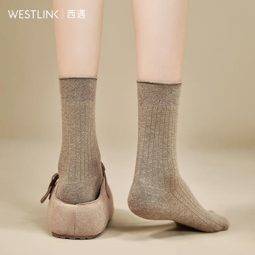 西遇一脚蹬勃肯鞋女2025新款秋季丑萌圆头包头拖鞋增高厚底半拖鞋V0057176 商品图3