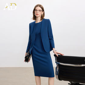 AD高端职业装套装女总裁西装两件套秋季2025新款内搭连衣裙工作服