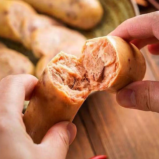 【淀粉≤5% 果木慢熏 配料表干净】北鹅鹅肝肠（传统哈尔滨红肠融入鹅肝风味）100g/根*10 商品图8