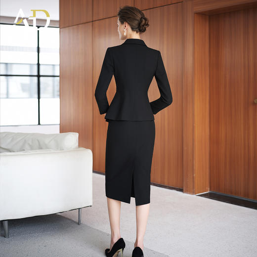 AD职场女神范套装高端黑色气质工作服2025秋季新款经理公务员正装 商品图4