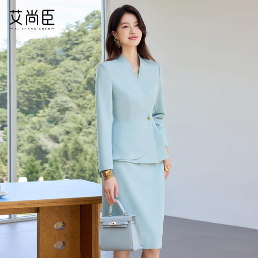 艾尚臣高级感职业西装套装气质时尚医美优雅正式场合西装半裙套装 商品图2