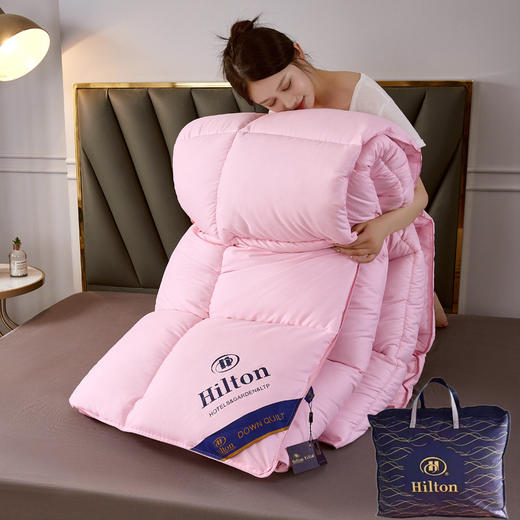 厂家直销希尔顿星级酒店羽丝绒棉被春秋被民宿被芯团购礼品被 商品图5