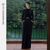 FUYAO扶摇 秋季新款高级感西装套装女国风对襟盘扣黑色西服两件套 商品缩略图0