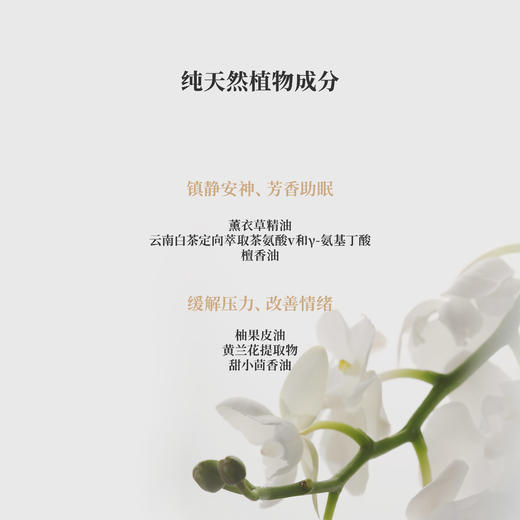 无弥白噪音系列无火香薰｜月下白茶睡眠香薰｜拂晓莲舟灵感香薰 商品图3