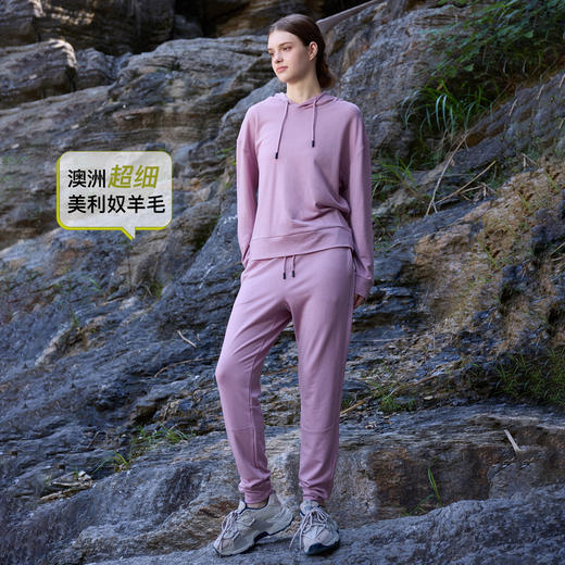 【女帽衫毛圈卫衣+运动裤】 Turdus 女帽衫毛圈卫衣+运动裤 商品图4