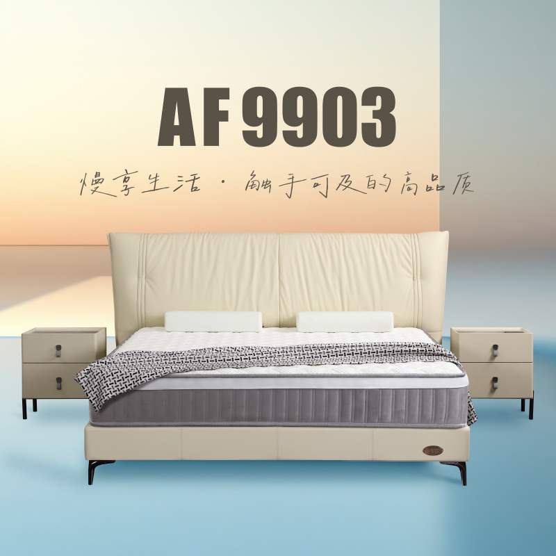 AF9903真皮床架