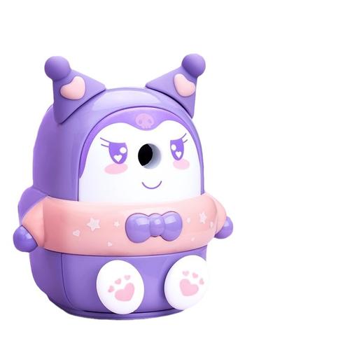 「送铅笔+橡皮+贴画」卷笔刀手摇转笔刀女孩削笔器削笔刀儿童小学生专用刨笔机卡通文具 商品图4