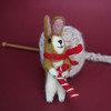 北京仓｜Felt So Good-Cinnamon the Rabbit Christmas-圣诞拐杖糖小兔 羊毛毡 挂件［英国设计师］ 商品缩略图4