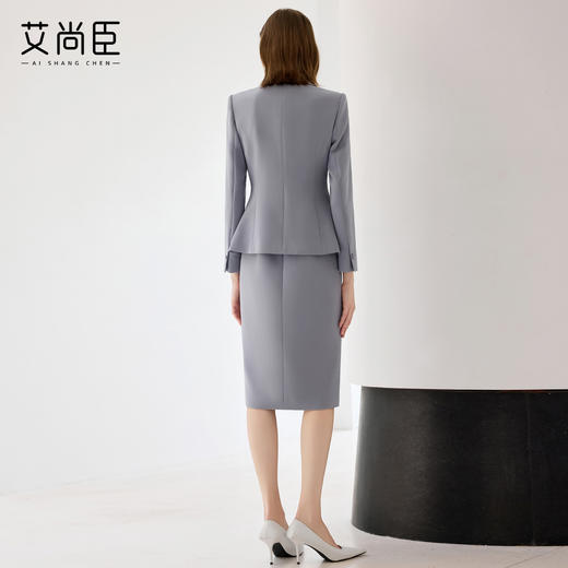 艾尚臣职业西装套裙女秋季轻职场通勤穿搭套装轻奢高级感OL工作服 商品图4
