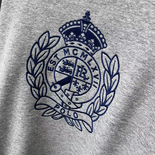 拉夫 * 25 最新款加薄绒花纱灰卫衣 商品图7