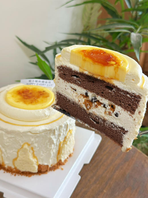 初秋的焦糖烤布雷奶皮子蛋糕 商品图5