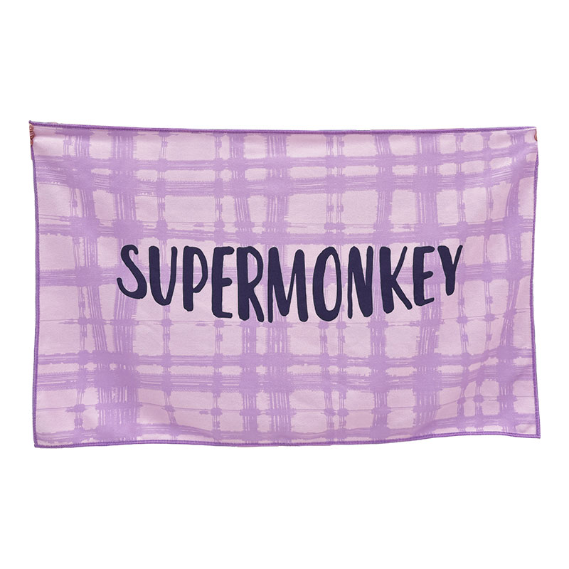 SUPERMONKEY运动毛巾紫色