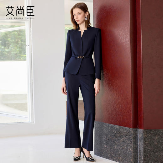 艾尚臣西装套装女时尚秋季气质通勤西服正装小众设计感优雅工作服 商品图2
