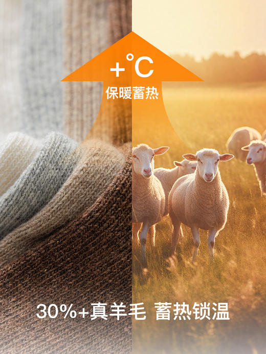 原价49.9 限时折扣29.9元【体慕】羊毛秋冬加厚保暖中筒袜袜子女款美拉德冬天堆堆袜女士睡眠月子袜 商品图1