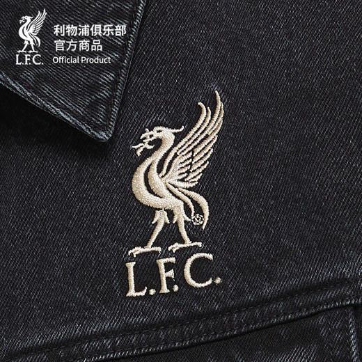 【官方正版】利物浦俱乐部 | 秋季新款休闲牛仔夹克休闲简约外套 商品图4